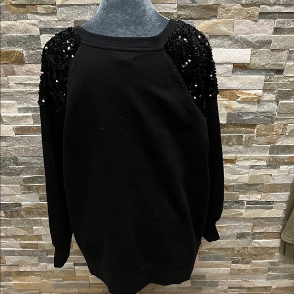 Maurices Black Sequin Accent Top - Picture 5 of 8